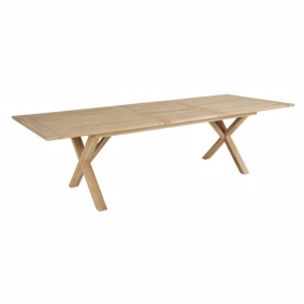  Brutus teak udtræksbord - natur 